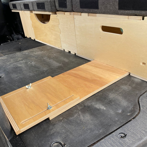 Cuneo in legno - compatibile con i kit per furgoni e minivan